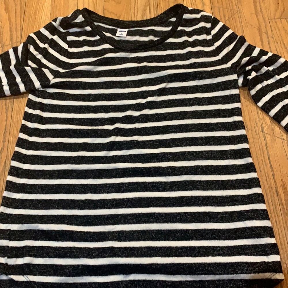 Old navy striped oversized fit look long sleeve tee